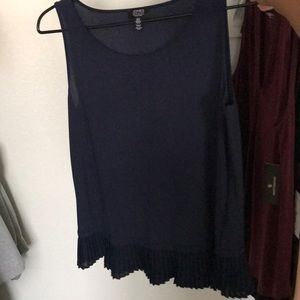 Navy tank top